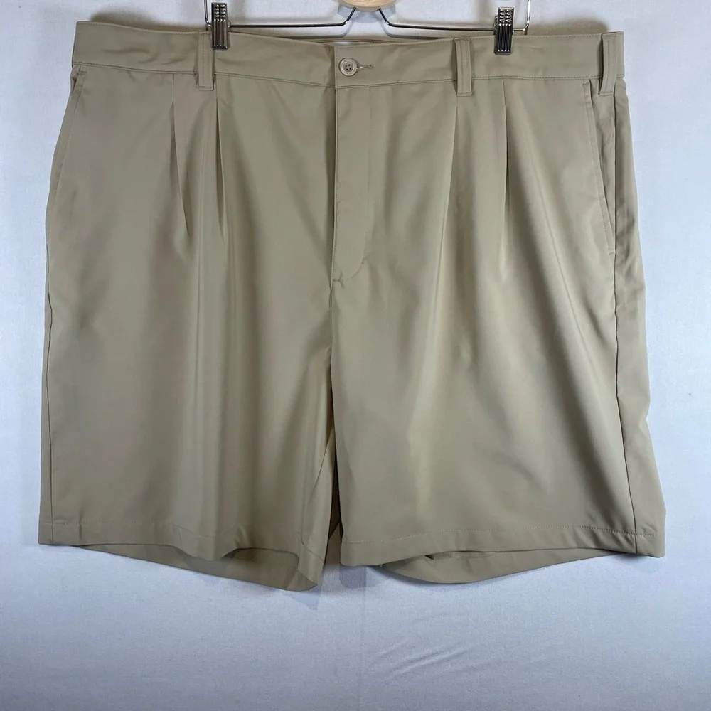 Reebok Golf Khaki Shorts Mens 50 Big & Tall Stretch